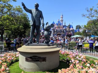 disneyland walt castle stock