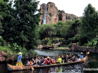 shanghai disneyland canoes