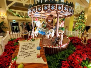 beach club walt disney world holidays christmas gingerbread